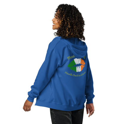 Mad For Trad Kiss Unisex zip hoodie