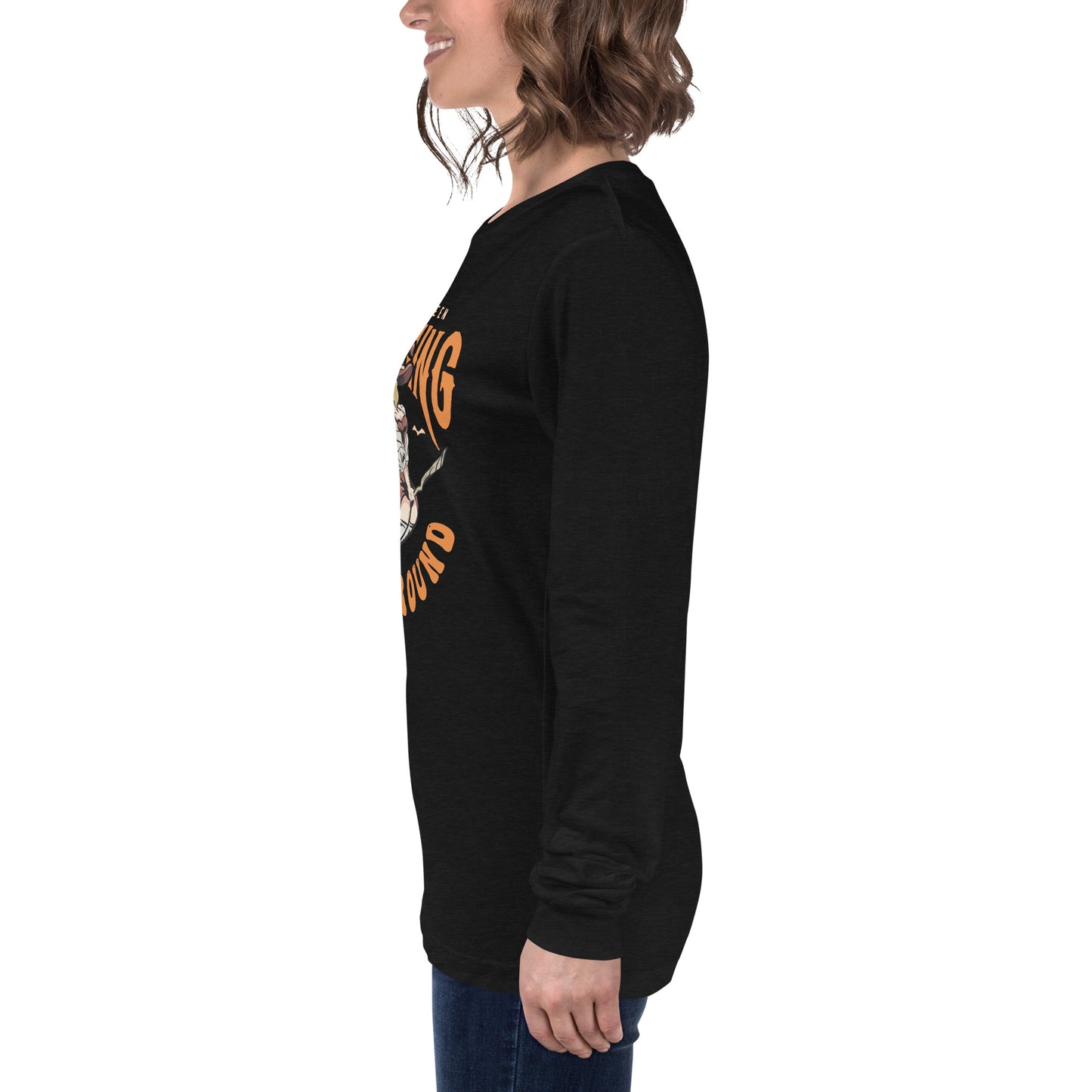 'Halloween Witching Around Unisex Long Sleeve Tee