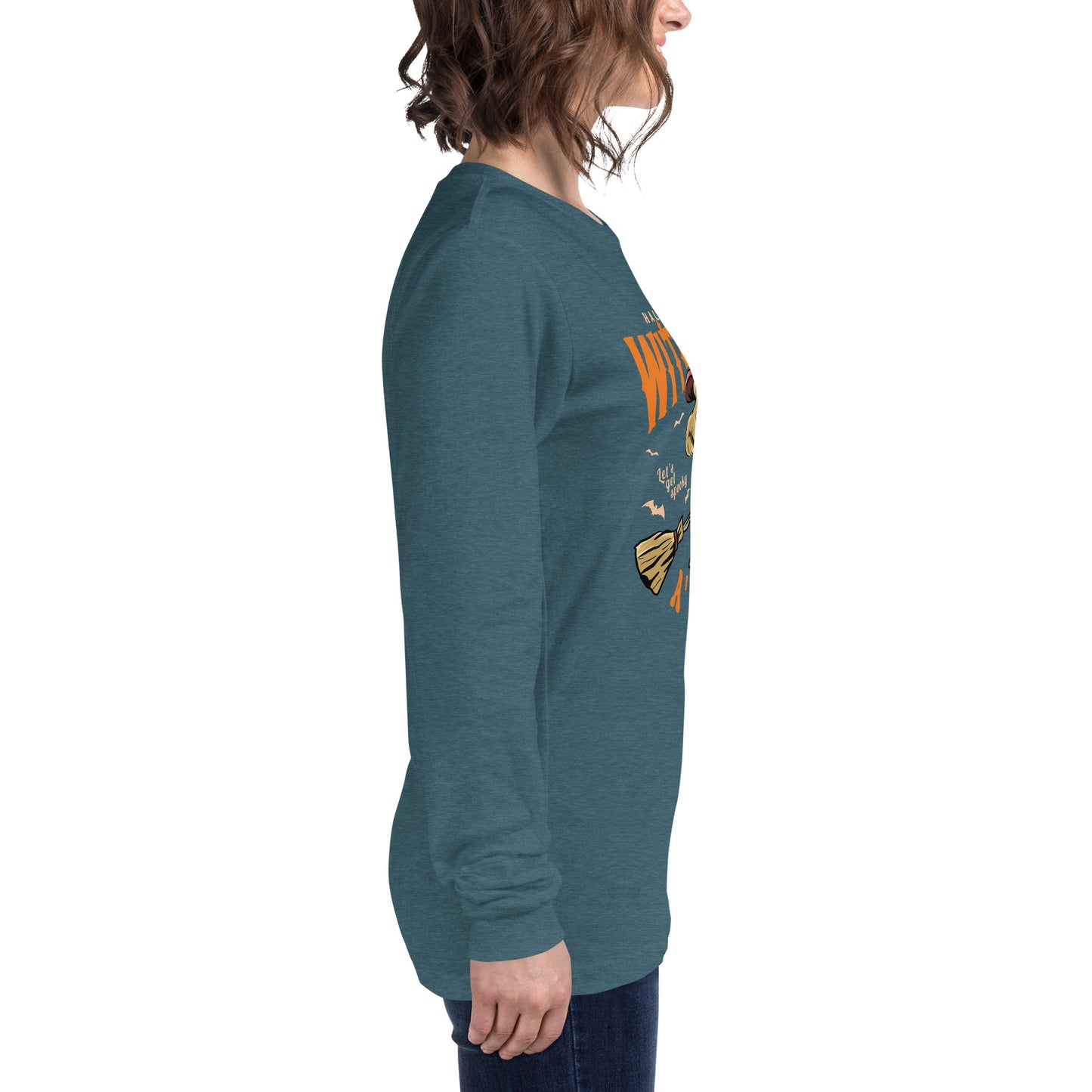 'Halloween Witching Around Unisex Long Sleeve Tee