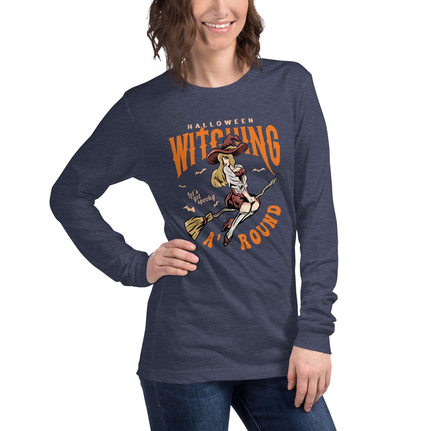 'Halloween Witching Around Unisex Long Sleeve Tee