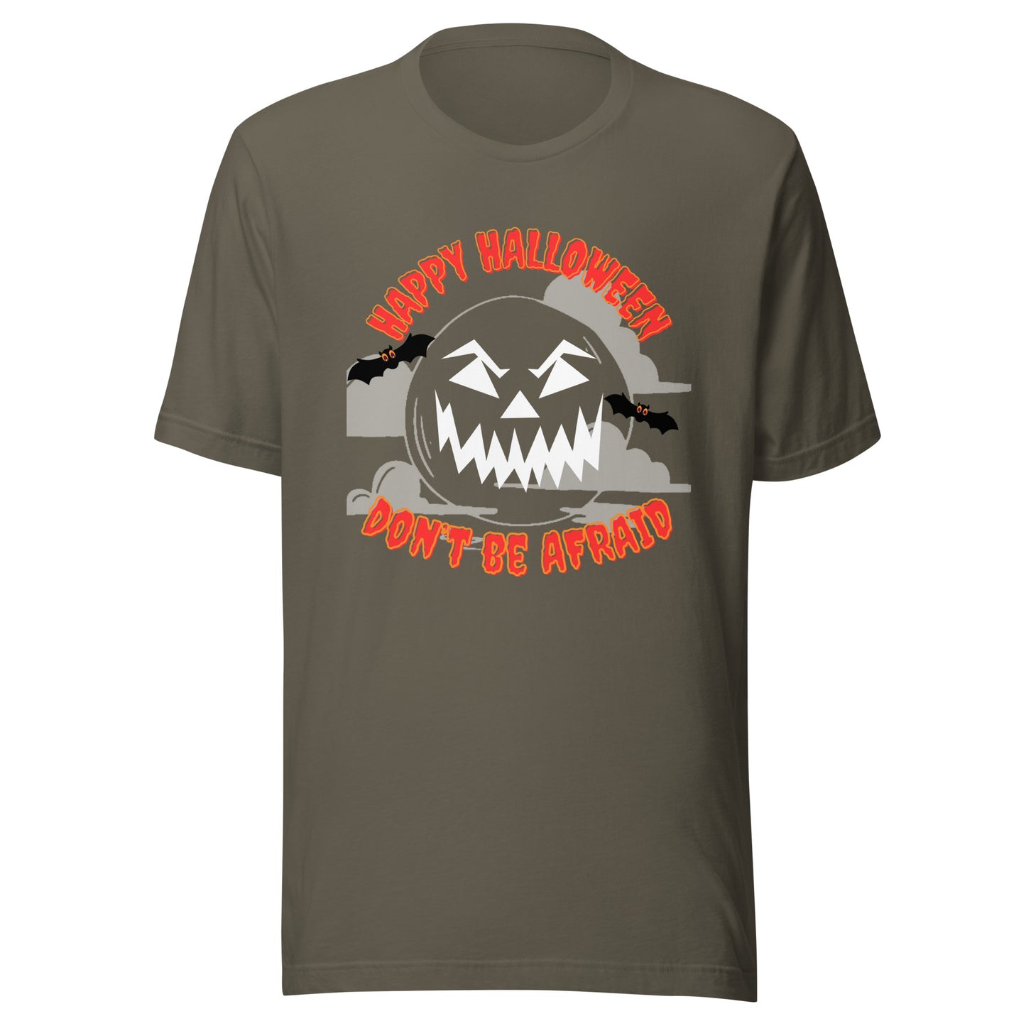 Happy Halloween Tee: Spooky Moon & Bats Unisex t-shirt