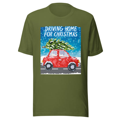 Driving Home For Christmas Unisex t-shirt