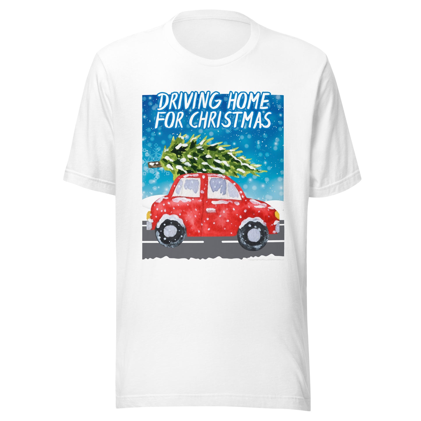 Driving Home For Christmas Unisex t-shirt