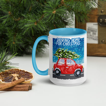 Driving Home For Christmas Mug