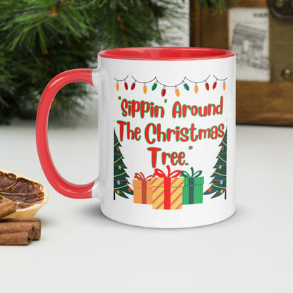 Sipping Around The Christmas Tree Mug