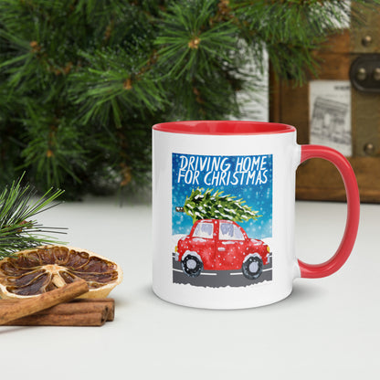 Driving Home For Christmas Mug