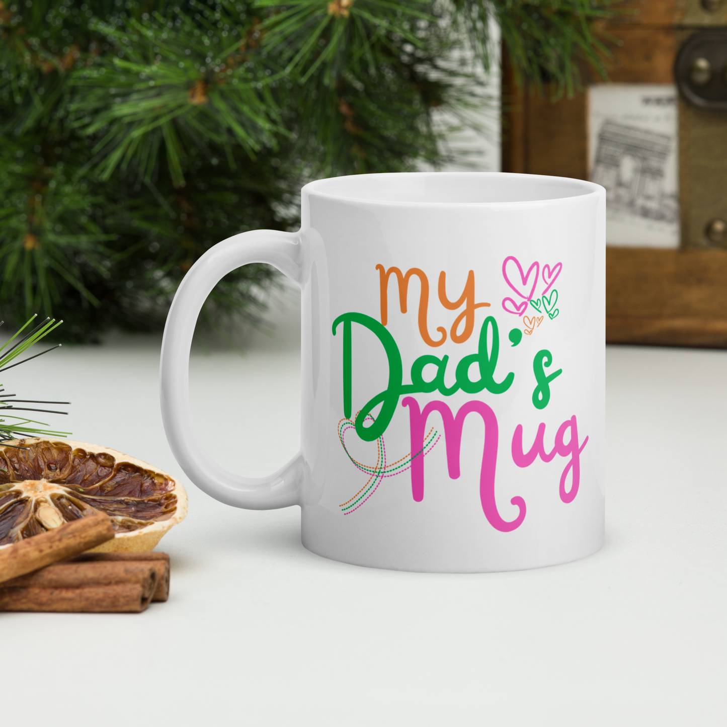 My Dad's Mug Coffee or Tea Ceramic Mug Funny Gift For Dad For Christmas, Birthday Or Father's Day Mug.