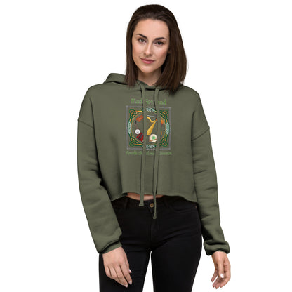 Fleadh Cheoil na hÉireann 2024 Mad For Trad (Instruments) Crop Hoodie