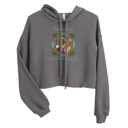 Fleadh Cheoil na hÉireann 2024 Mad For Trad (Instruments) Crop Hoodie