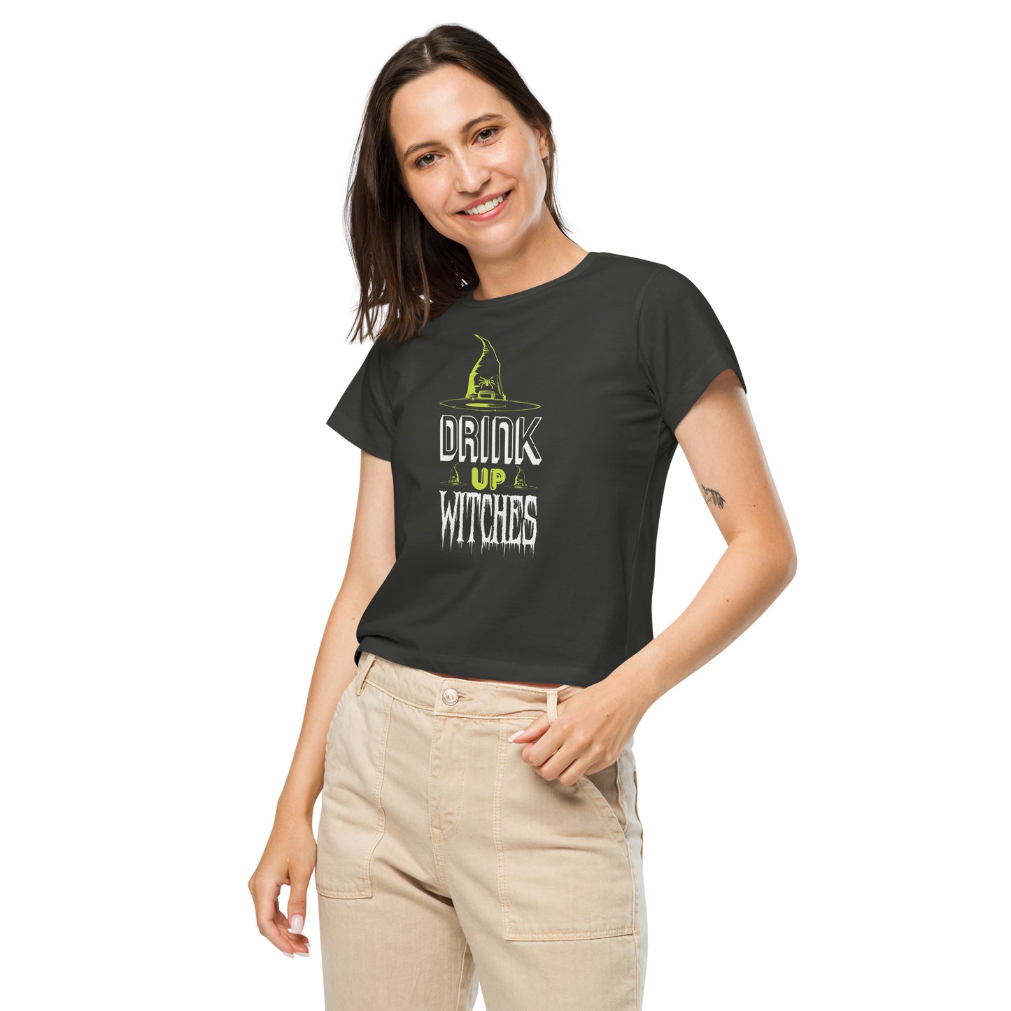 Drink Up Witches Women’s high-waisted t-shirt