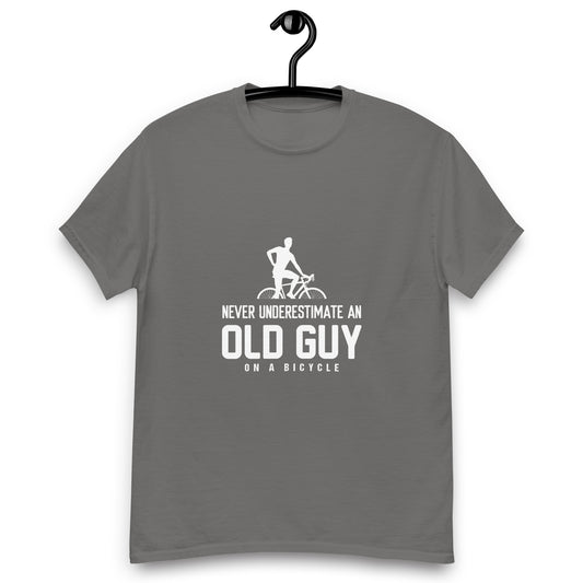Men's classic tee "Old Guy On A Bike"