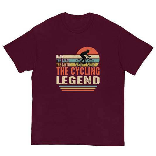 Men's classic tee "Cycling Dad Legend"