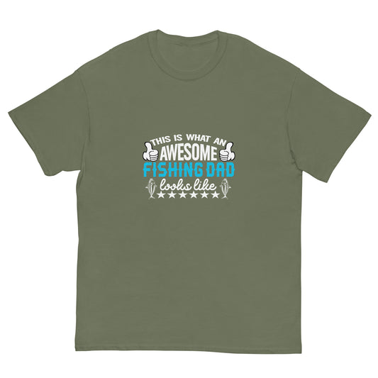 Men's classic tee "Awesome Fishing Dad"